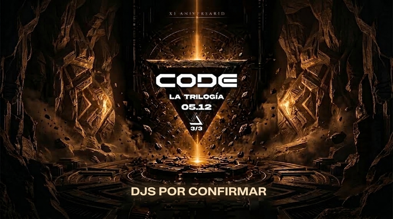 Code 23 aniversario la triologia (ActoIII) en Fabrik el 5 de diciembre. Djs por confirmar