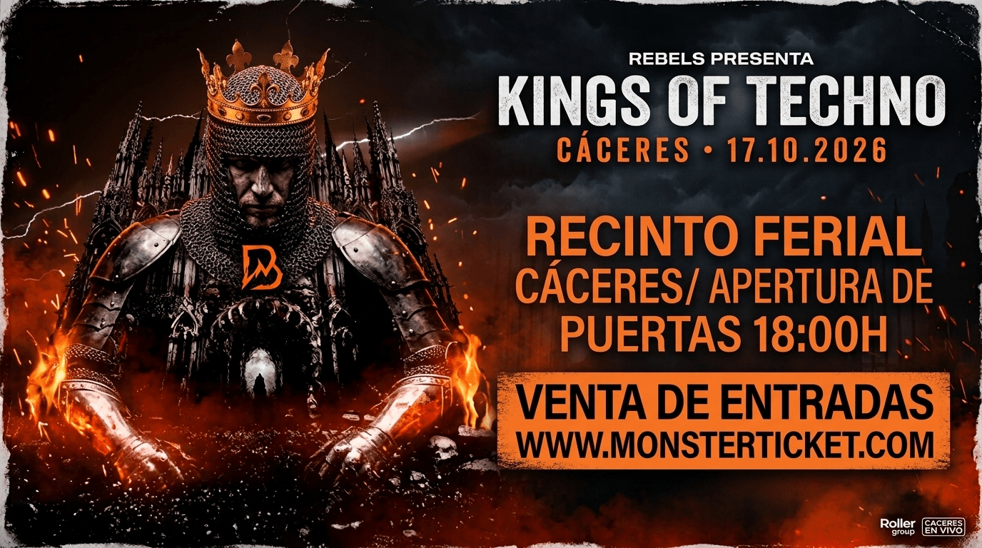 Fiesta Kings of Techno en Cáceres el 17 de octubre 