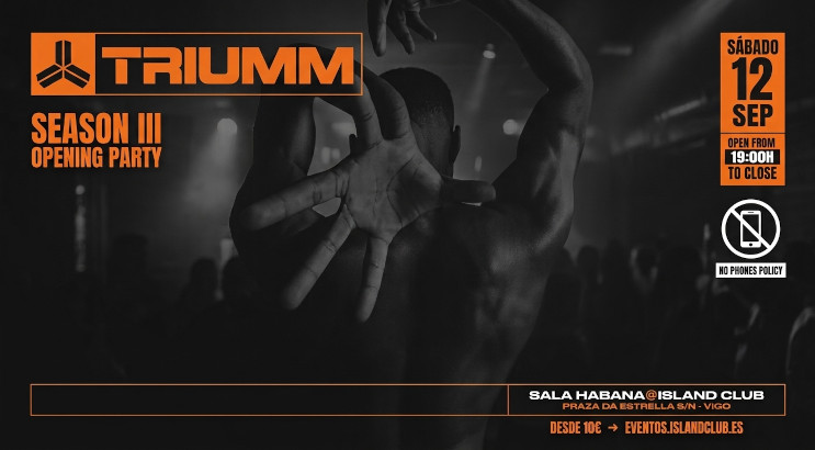 Triumm en Island Club el 12 de septiembre