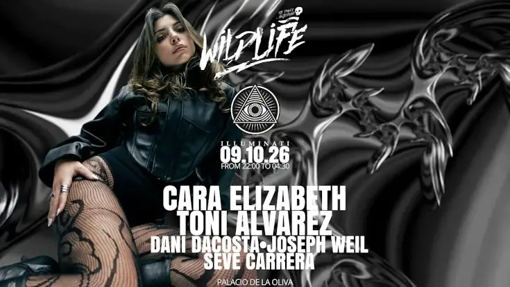 Wildlive cierre de verano en el Palacio de la Oliva el 19 de septiembre de 2026 con Caniche, Toximami y Toni Álvarez
